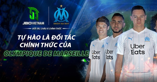 JBO là nhà tài trợ chính thức của Olympique de Marseille 