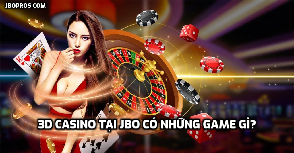 3D Casino tại JBO có những game gì?