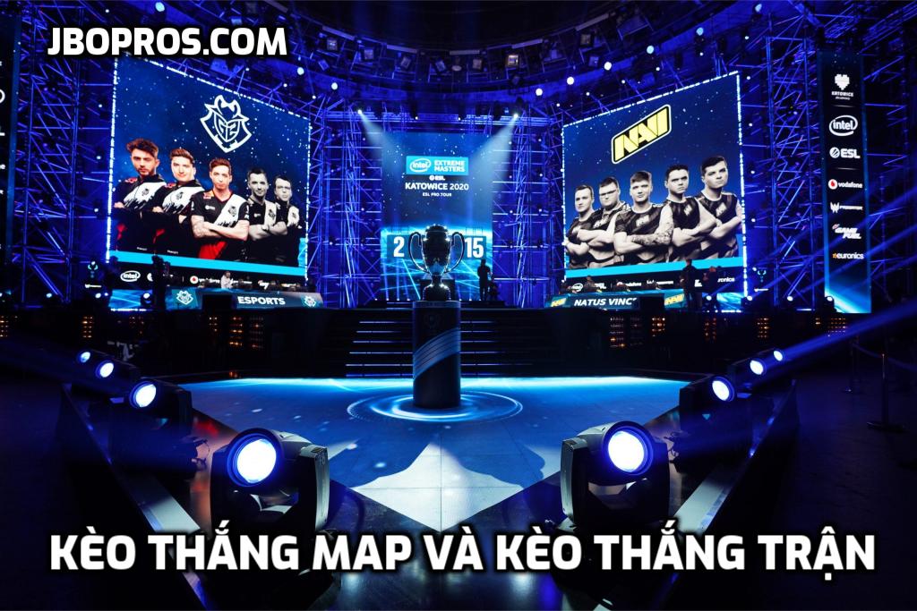 Kèo thắng map và kèo thắng trận